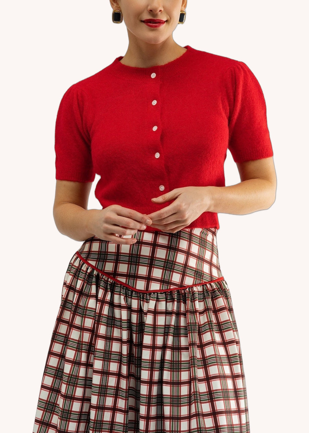 Desi Sweater in Cranberry