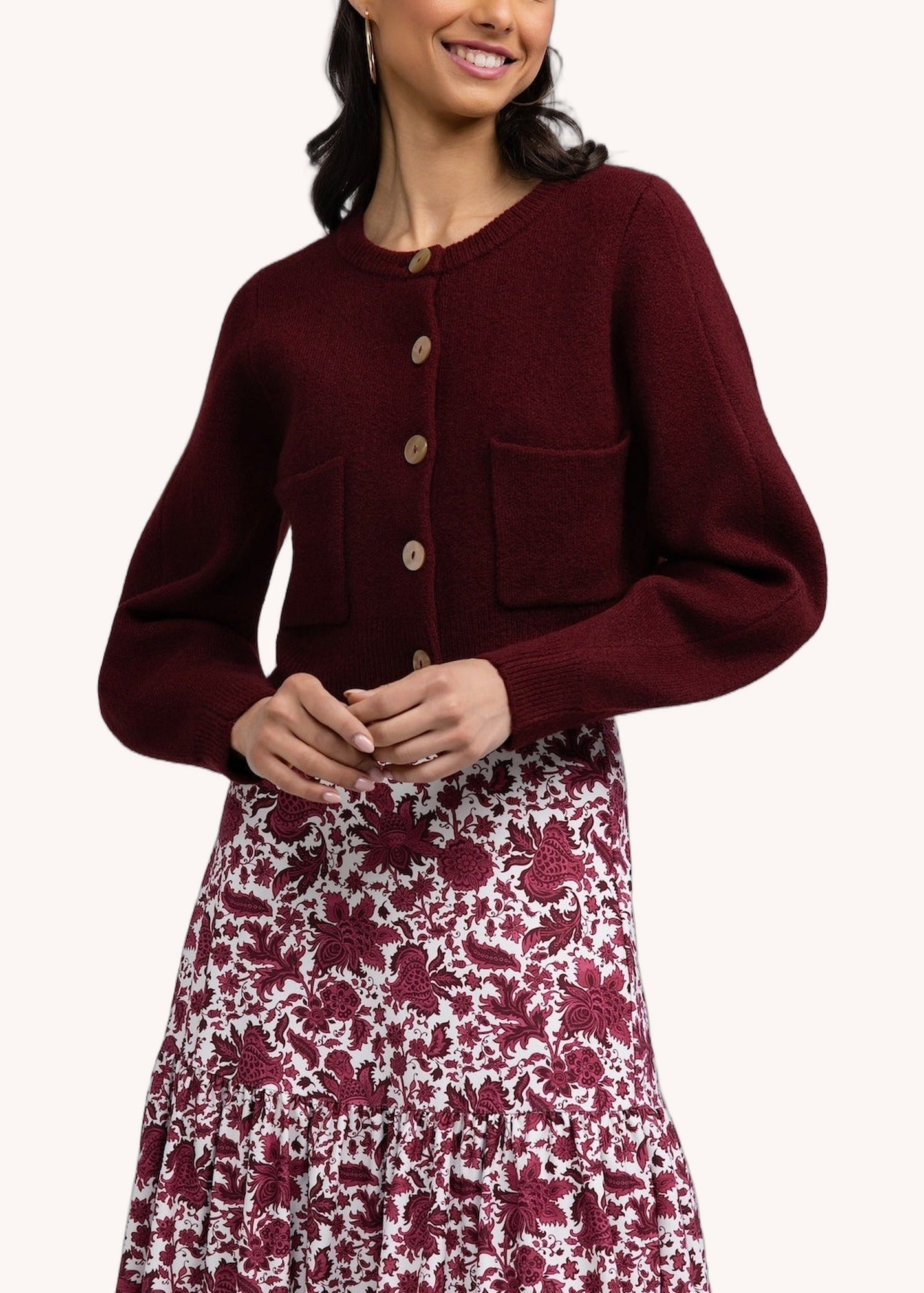 Hildy Sweater in Wine