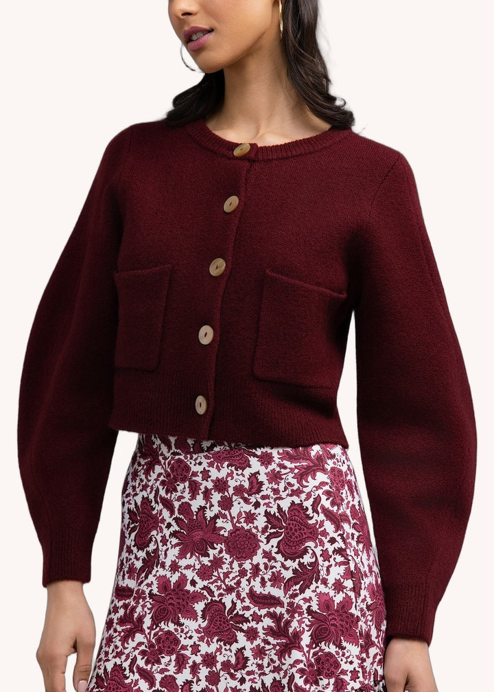 Hildy Sweater in Wine