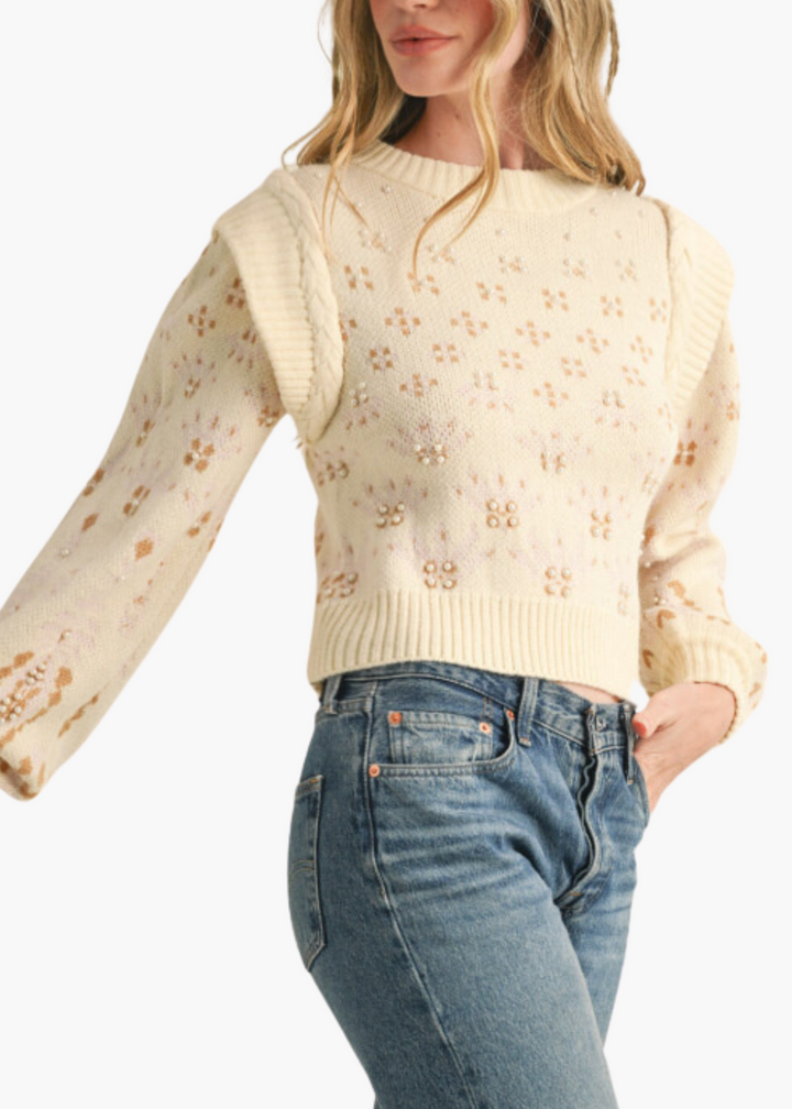 Sasha Sweater in Ivory