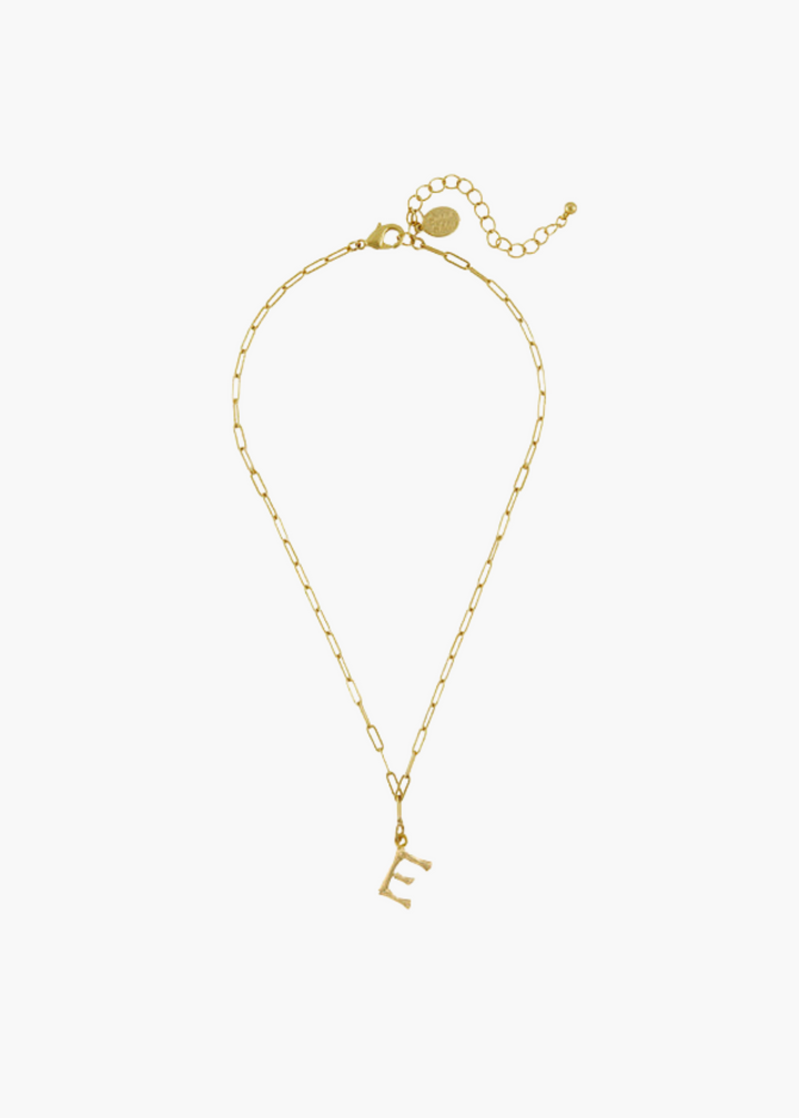 Susan Shaw Letter E Necklace