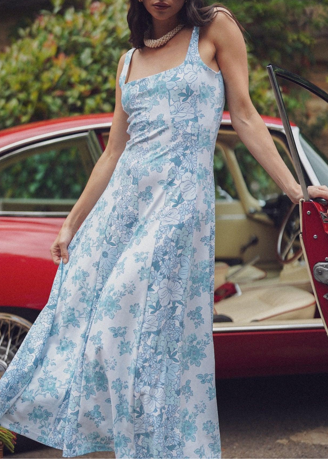 Banks Dress in Seaspray Dot