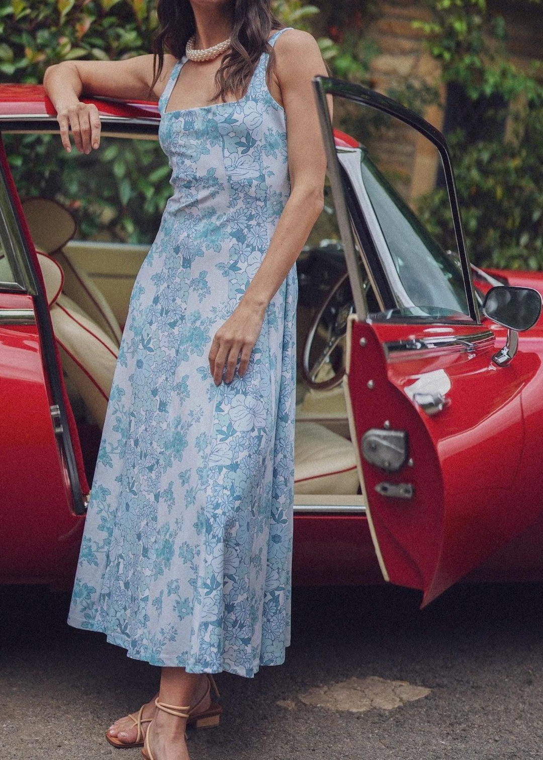 Banks Dress in Seaspray Dot