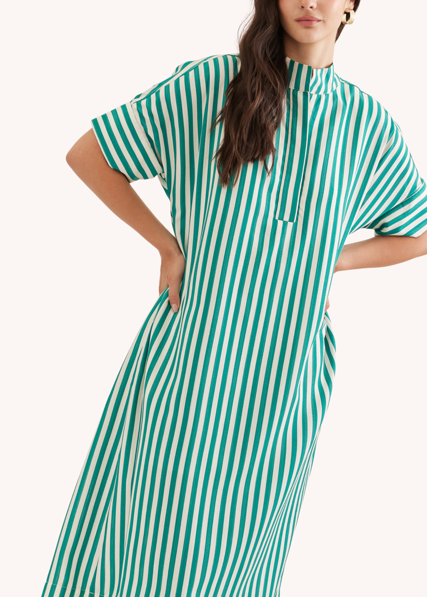 Delia Kaftan in Green