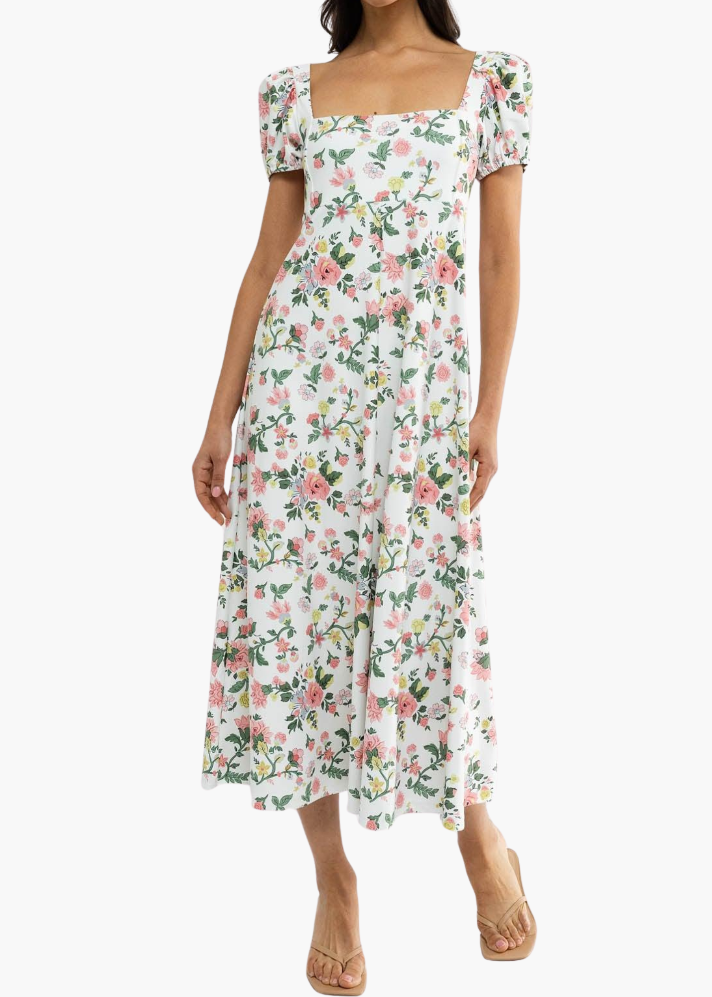 Rosalie Dress in Chantilly Garden
