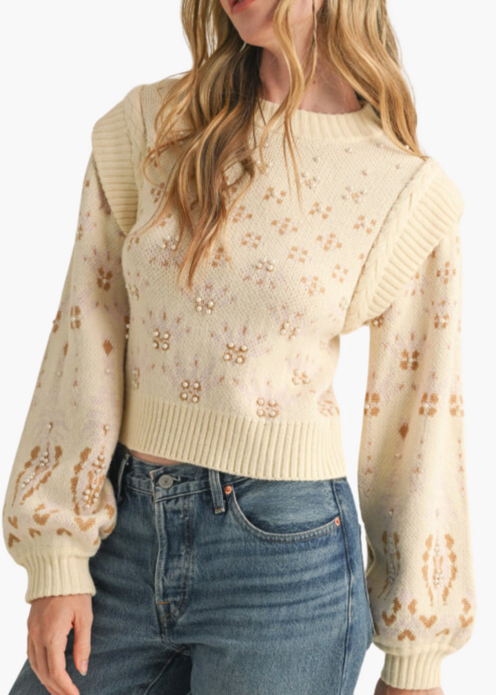 Sasha Sweater in Ivory