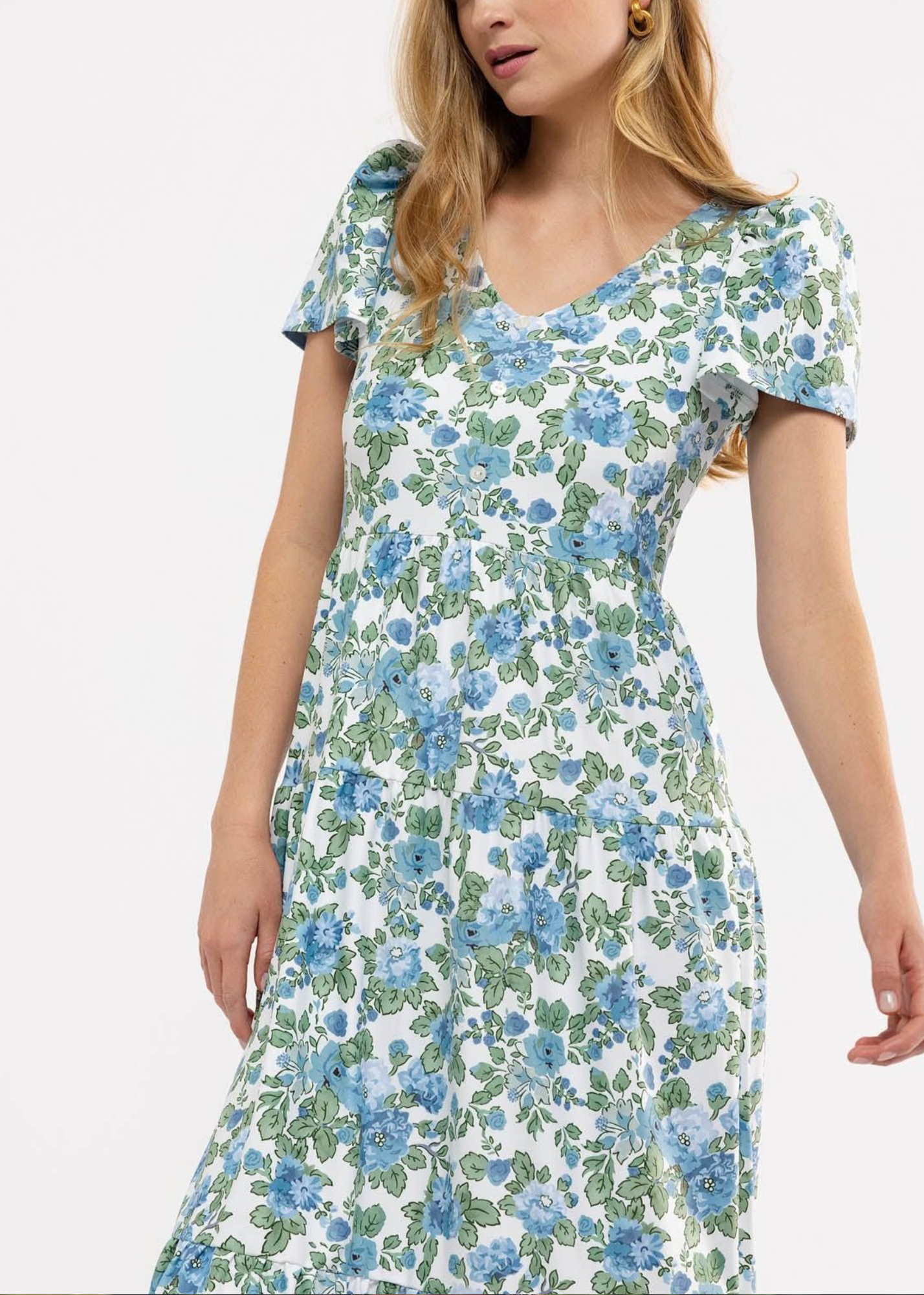 Agatha Dress in Cotswolds Bloom