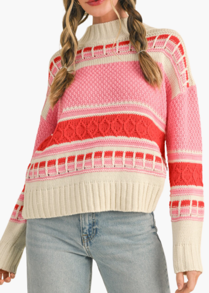 McAlister Sweater in Peppermint Knit