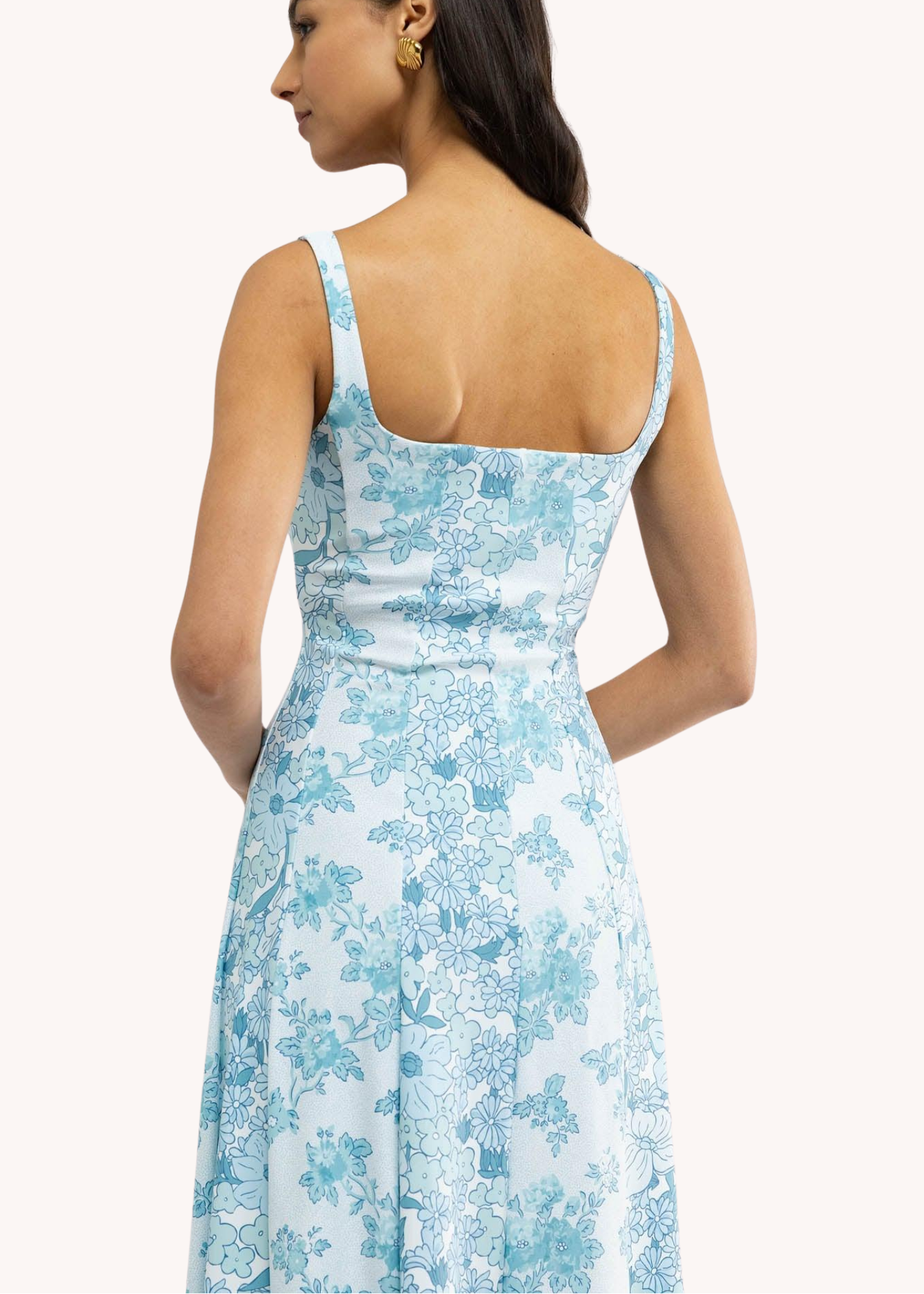 Banks Dress in Seaspray Dot
