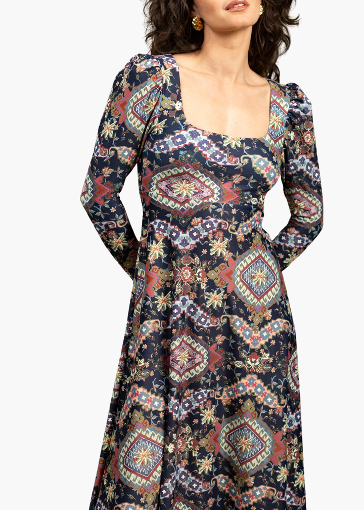 Isadore Dress in Autumn Tapestry
