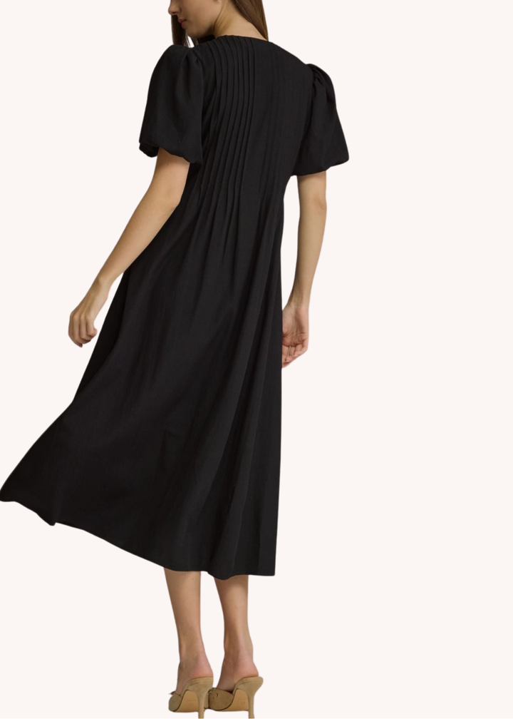 Graham Midi Dress in Black