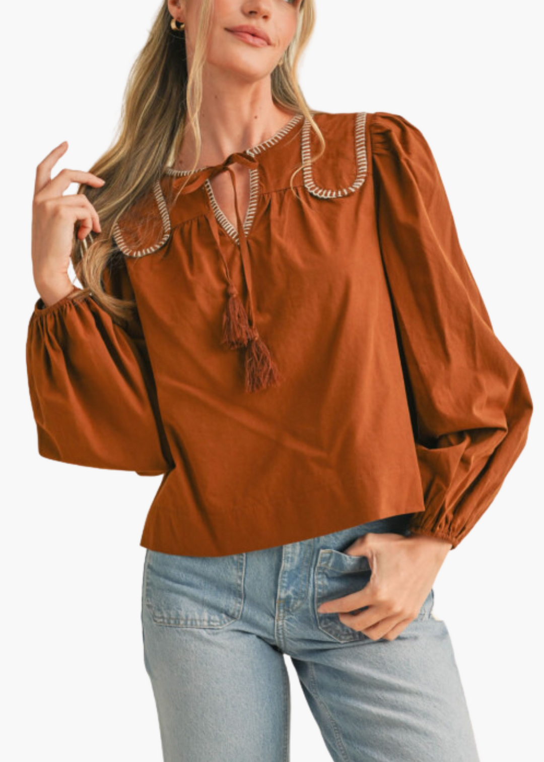 Wilson Top in Brown