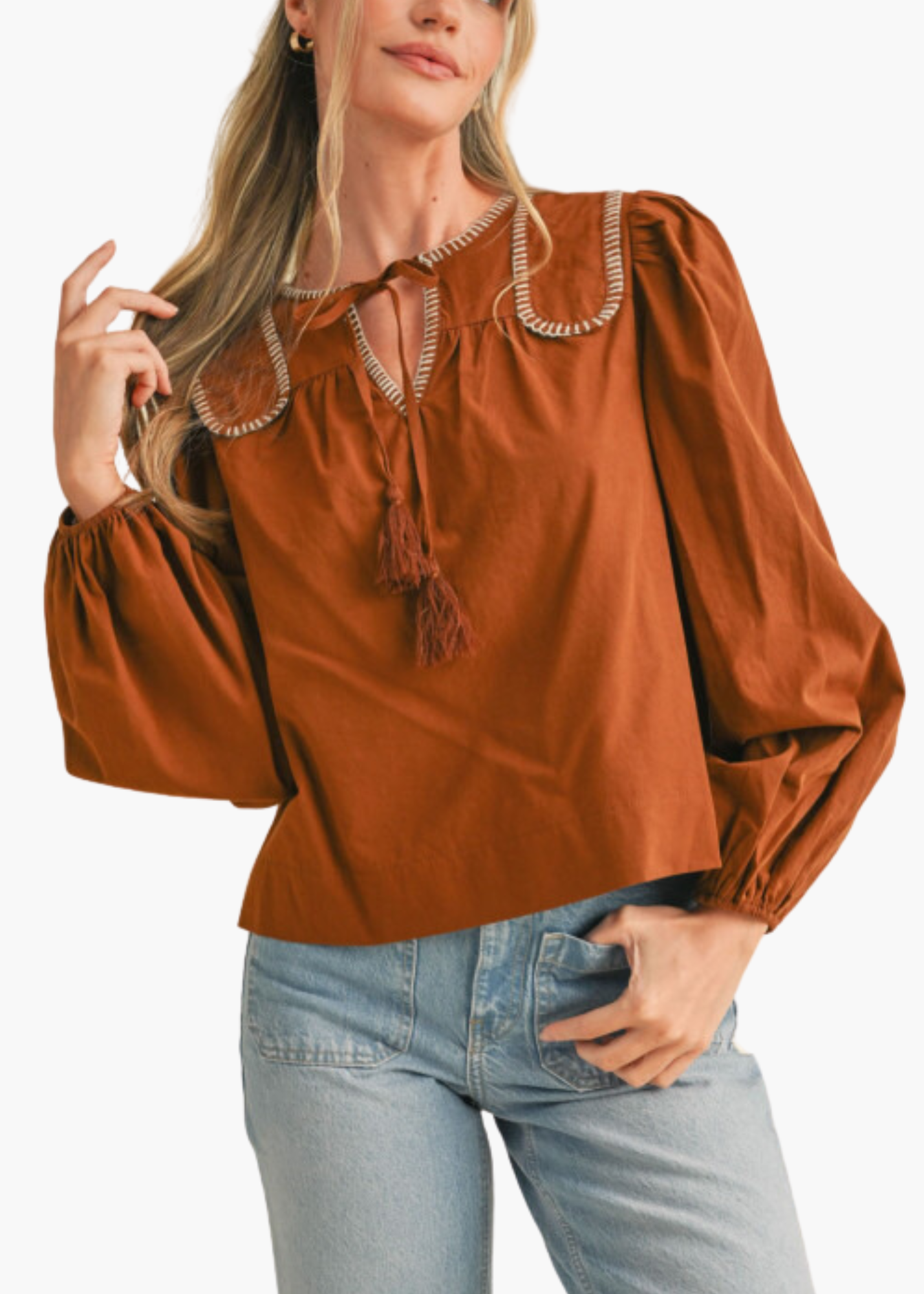 Wilson Top in Brown