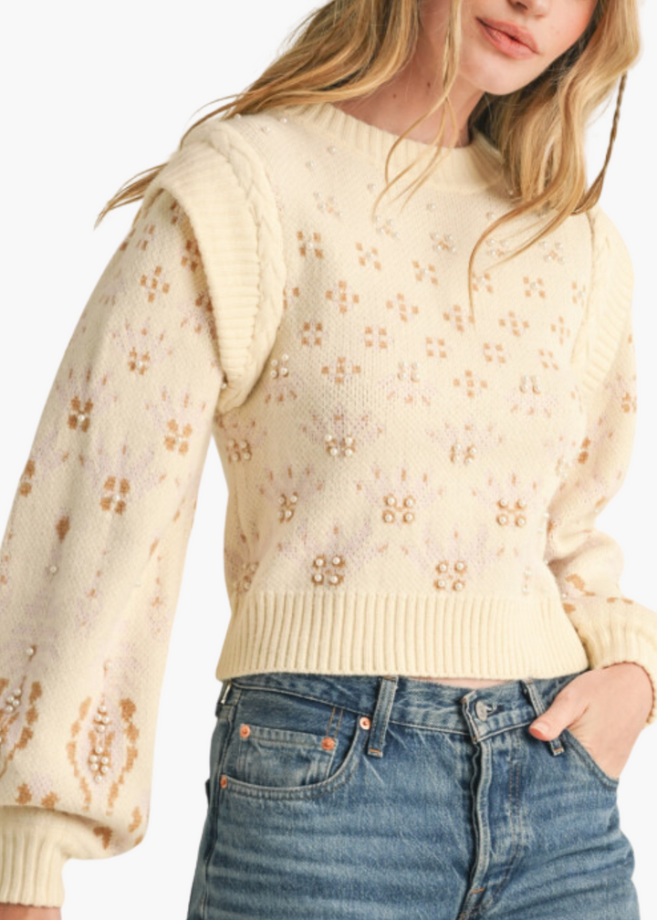 Sasha Sweater in Ivory