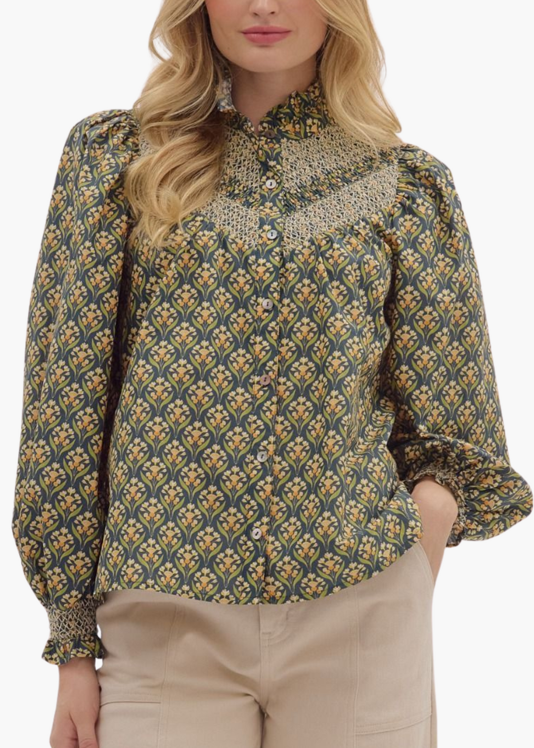 Hayden Top in Hunter Green