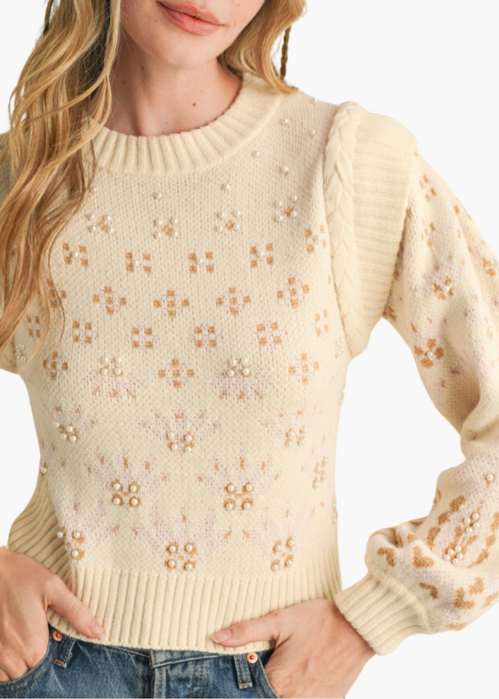 Sasha Sweater in Ivory