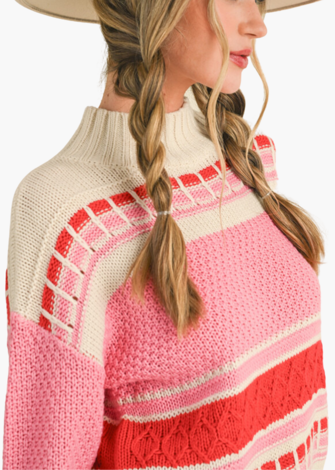 McAlister Sweater in Peppermint Knit