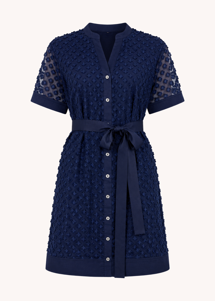 Laura Floral Button Down Mini Dress