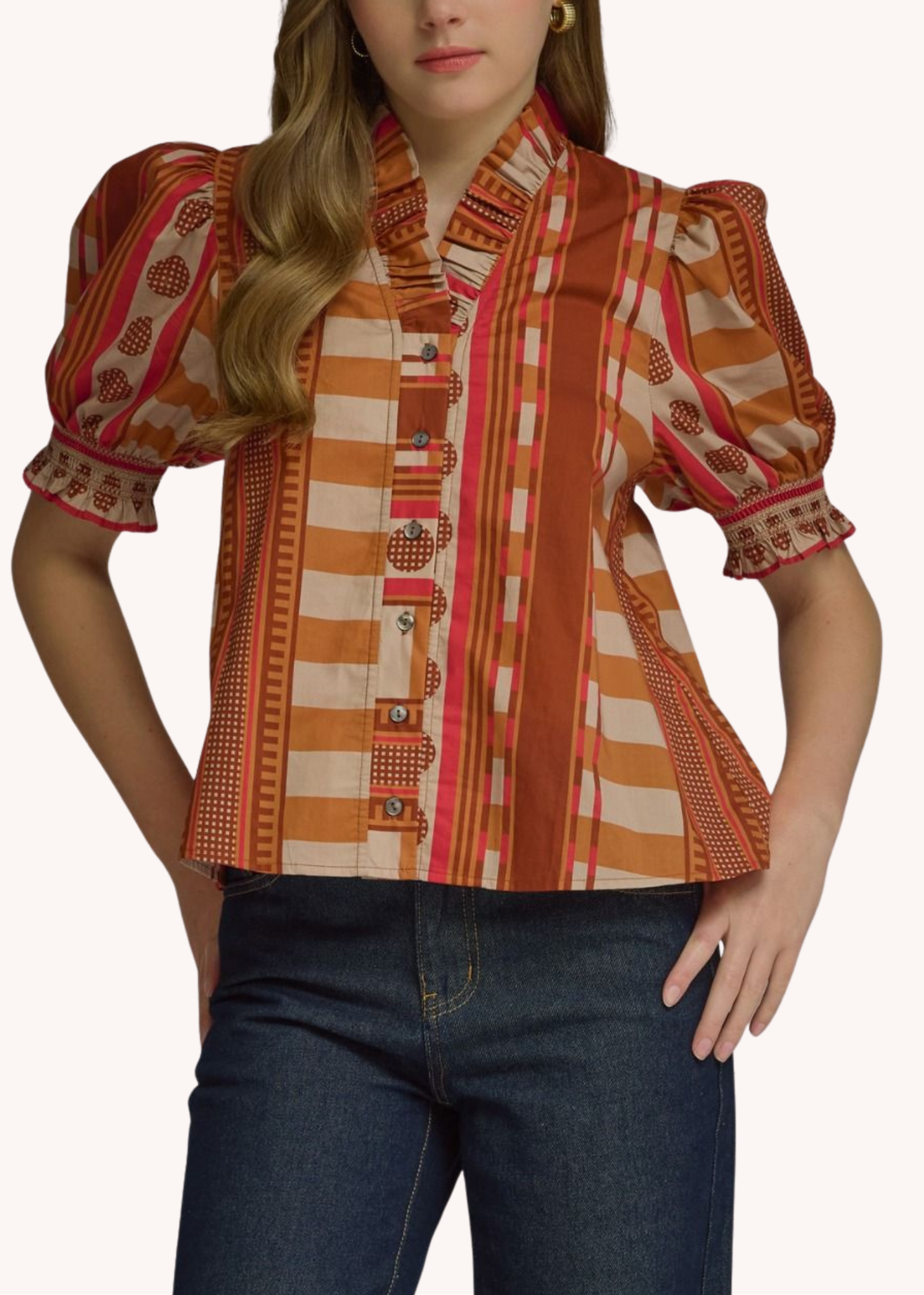Wilson Top in Cinnamon