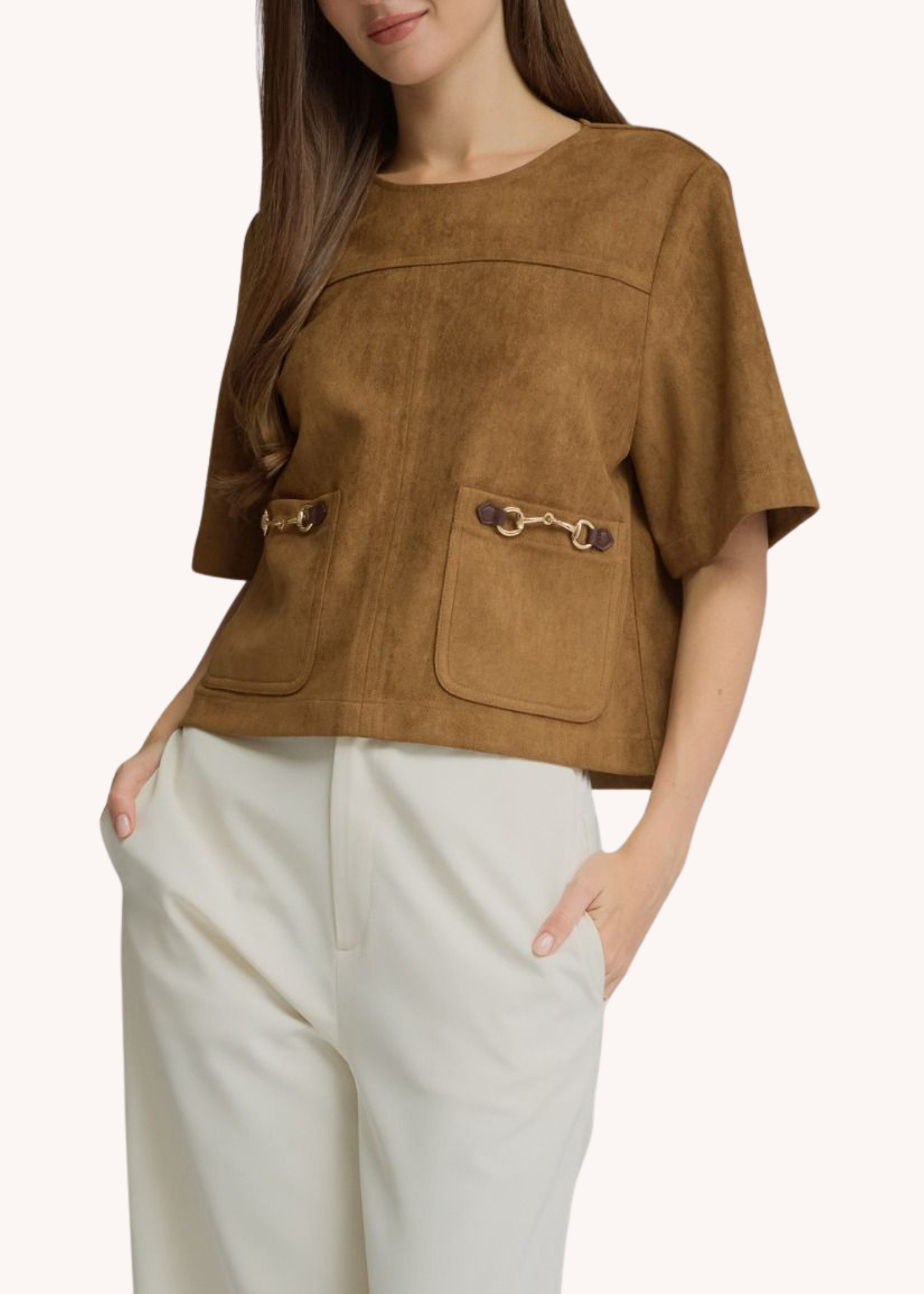 Ryder Top in Saddle