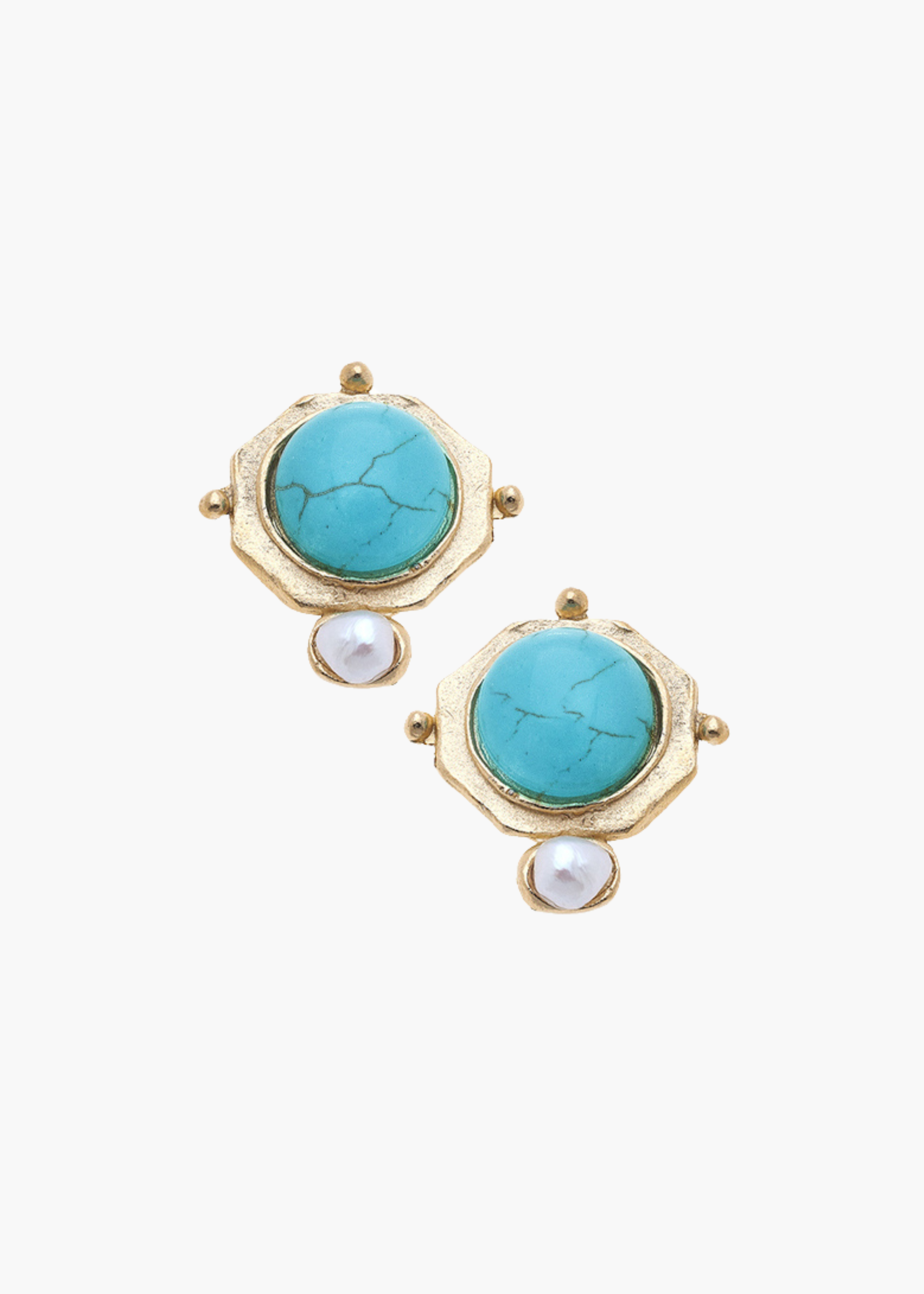 Becca Studs in Turquoise