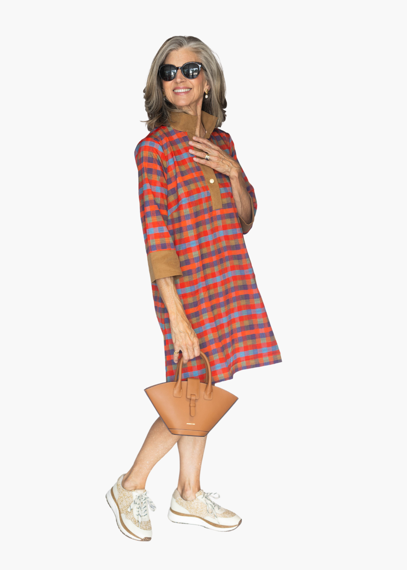 Sophia Tunic Dress in Camper's Check