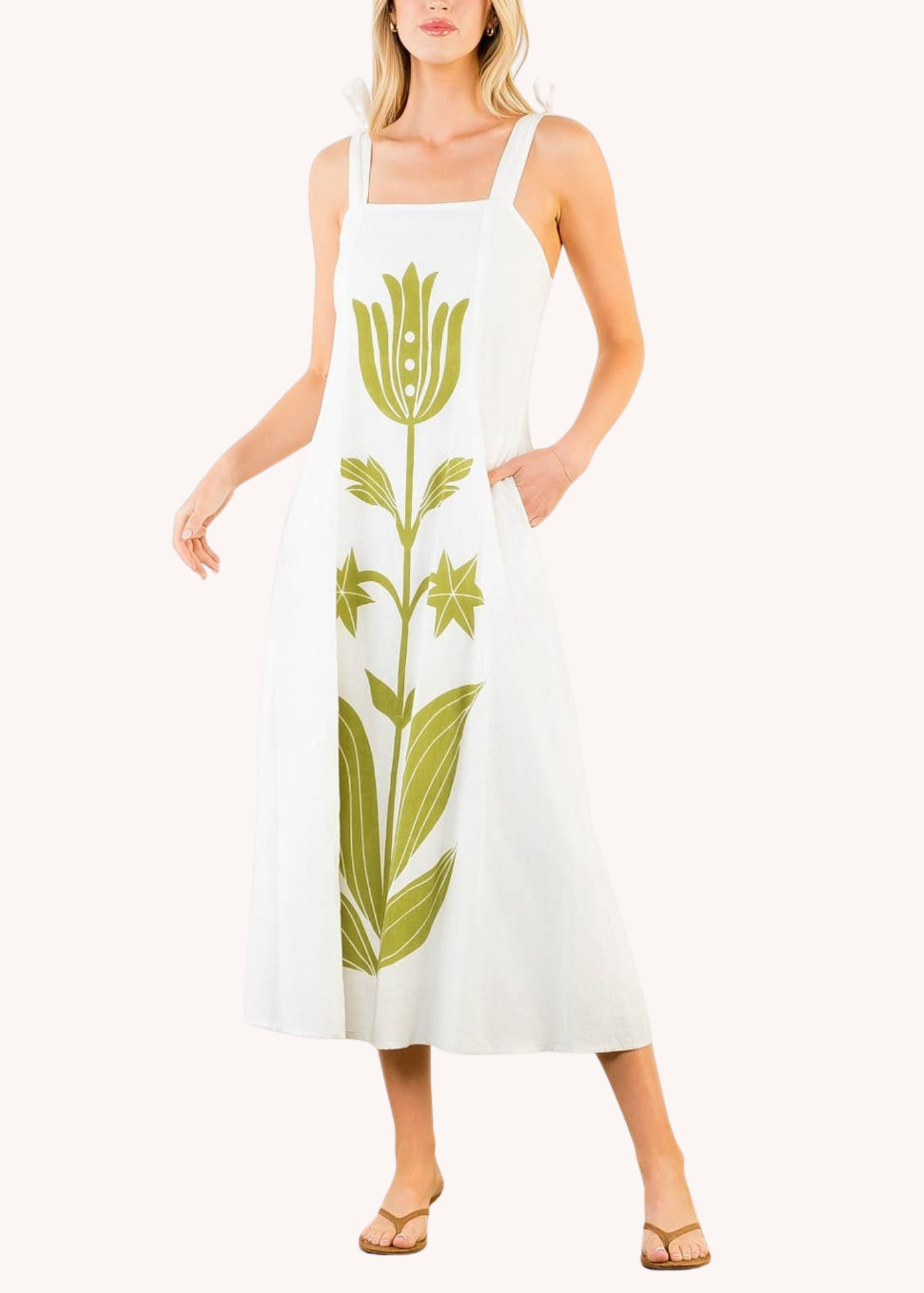 Margot Cotton Midi Dress