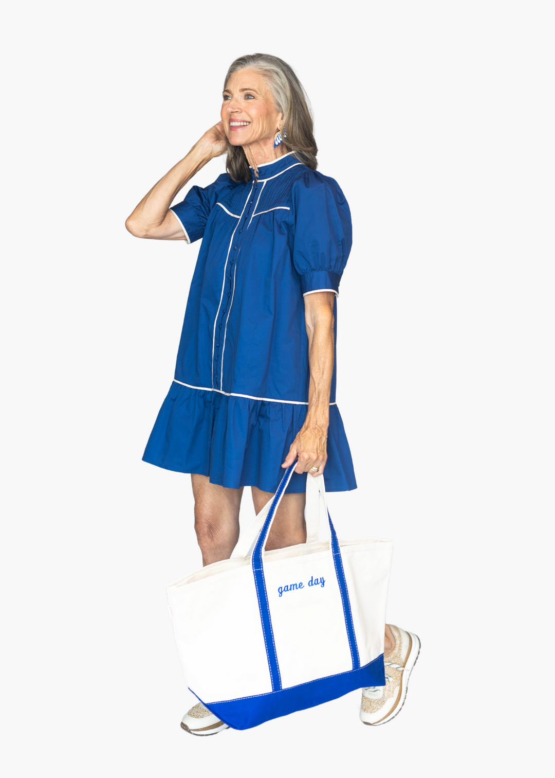 Tillie Mini Dress in Royal