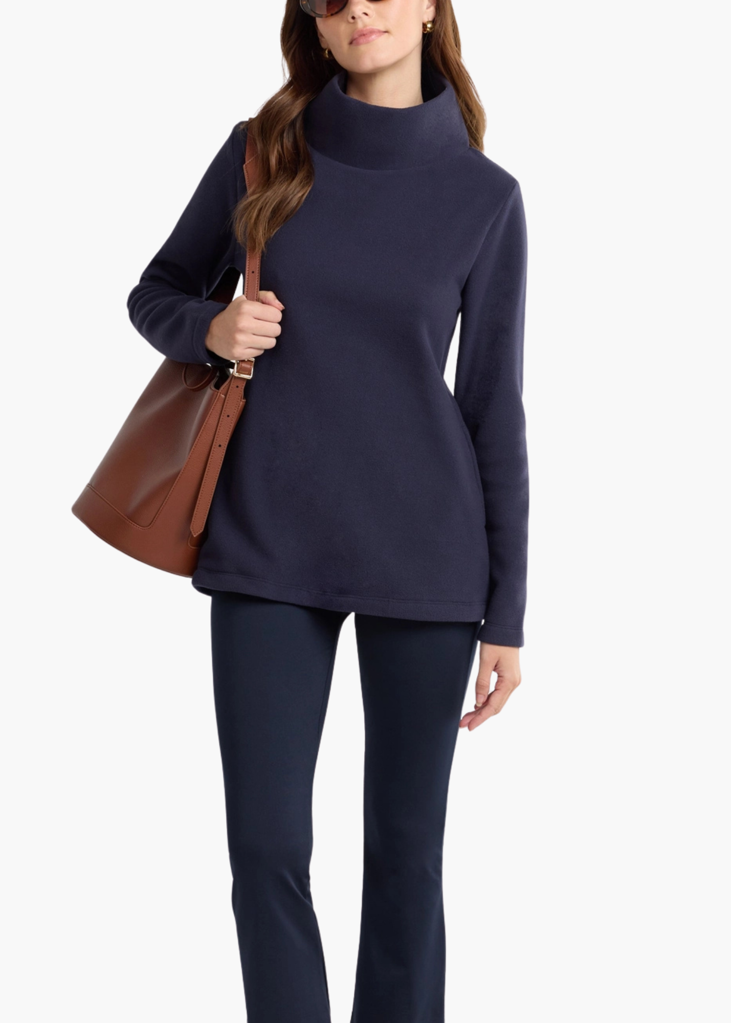 Cobble Hill Turtleneck in Navy