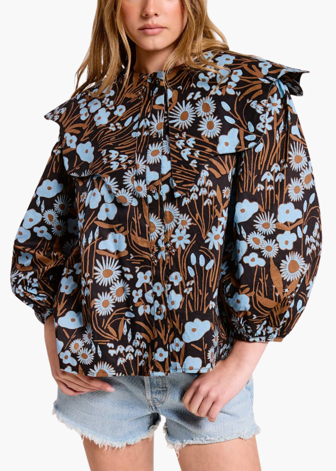 Elowen Blouse in Midnight