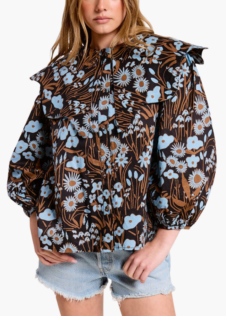 Elowen Blouse in Midnight