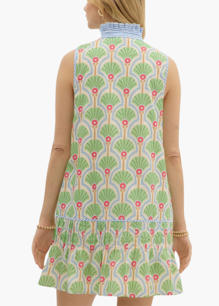 Reese Mini Dress in Green