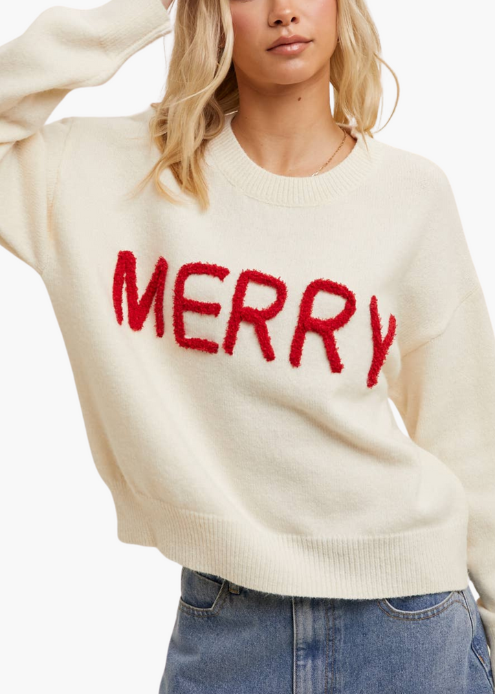 Merry Sweater in Cream