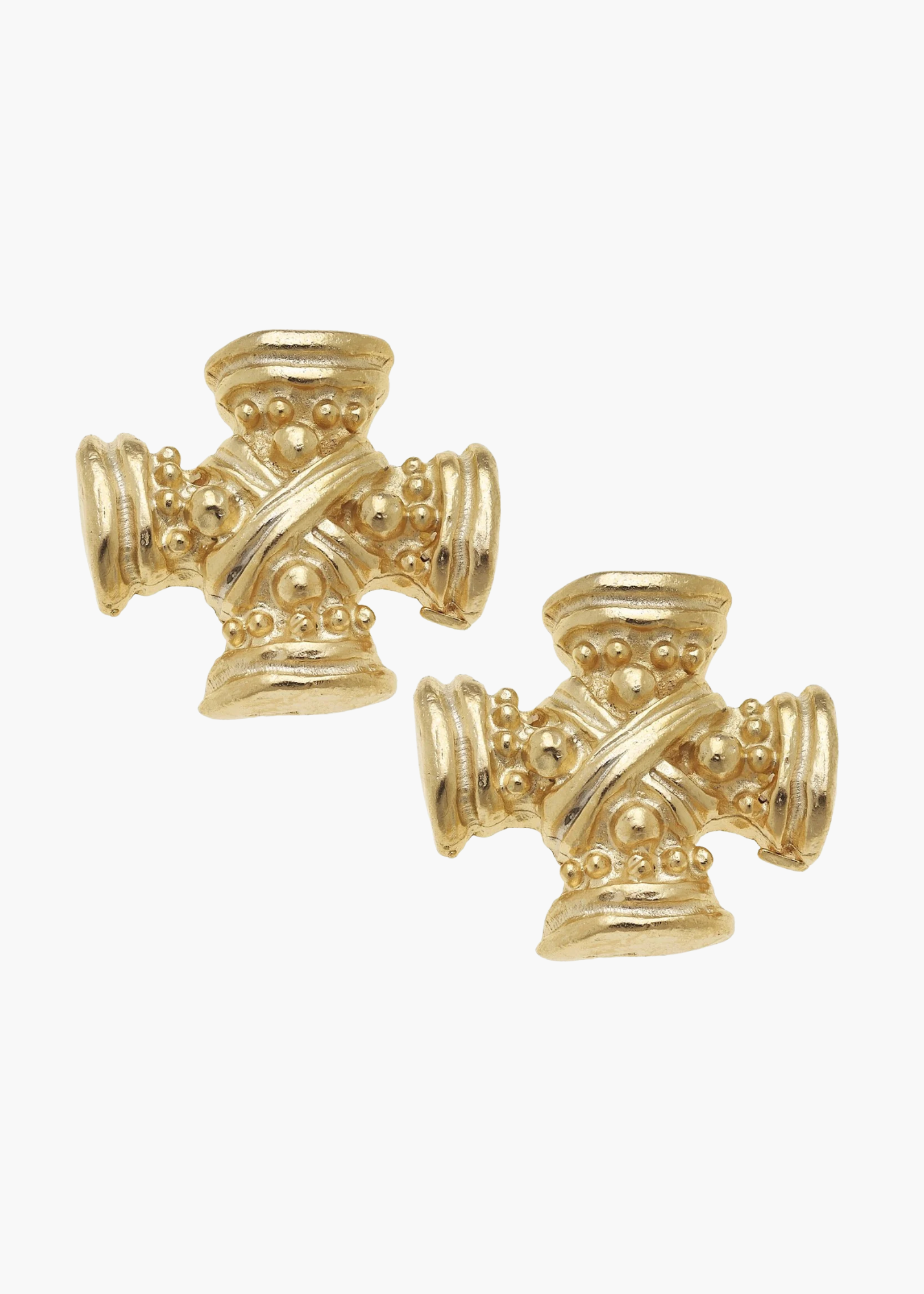 Regal Cross Studs