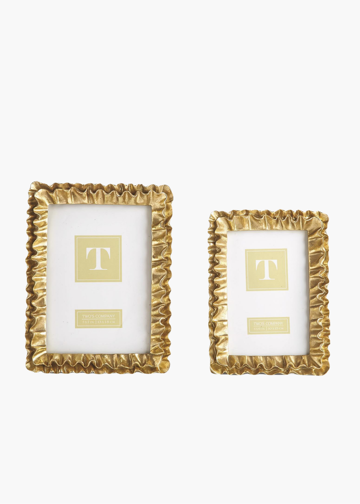 Ruffle Frames Frames in Gold