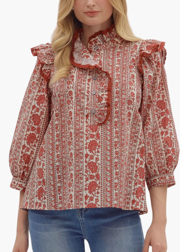 Marisol Top in Rust
