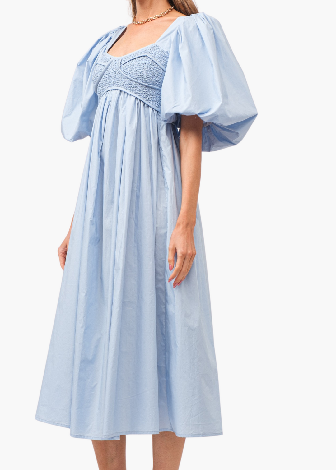 Cara Dress in Light Blue