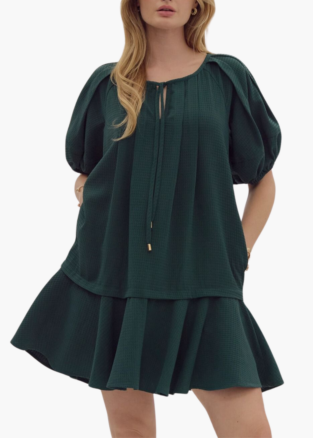Madison Mini Dress in Forest S Madison Mini Dress in Forest S