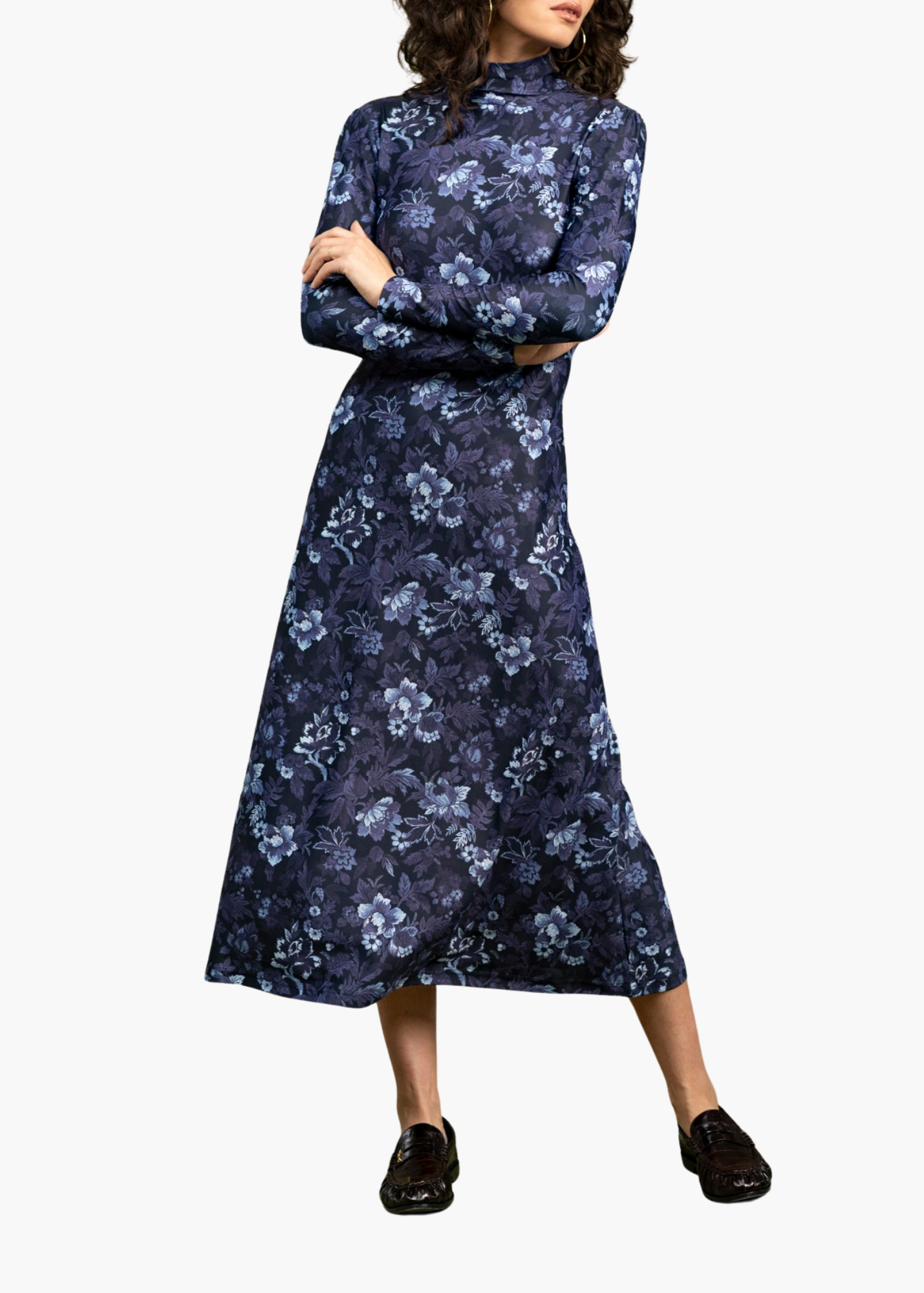 Daisy Dress in Royal Rose