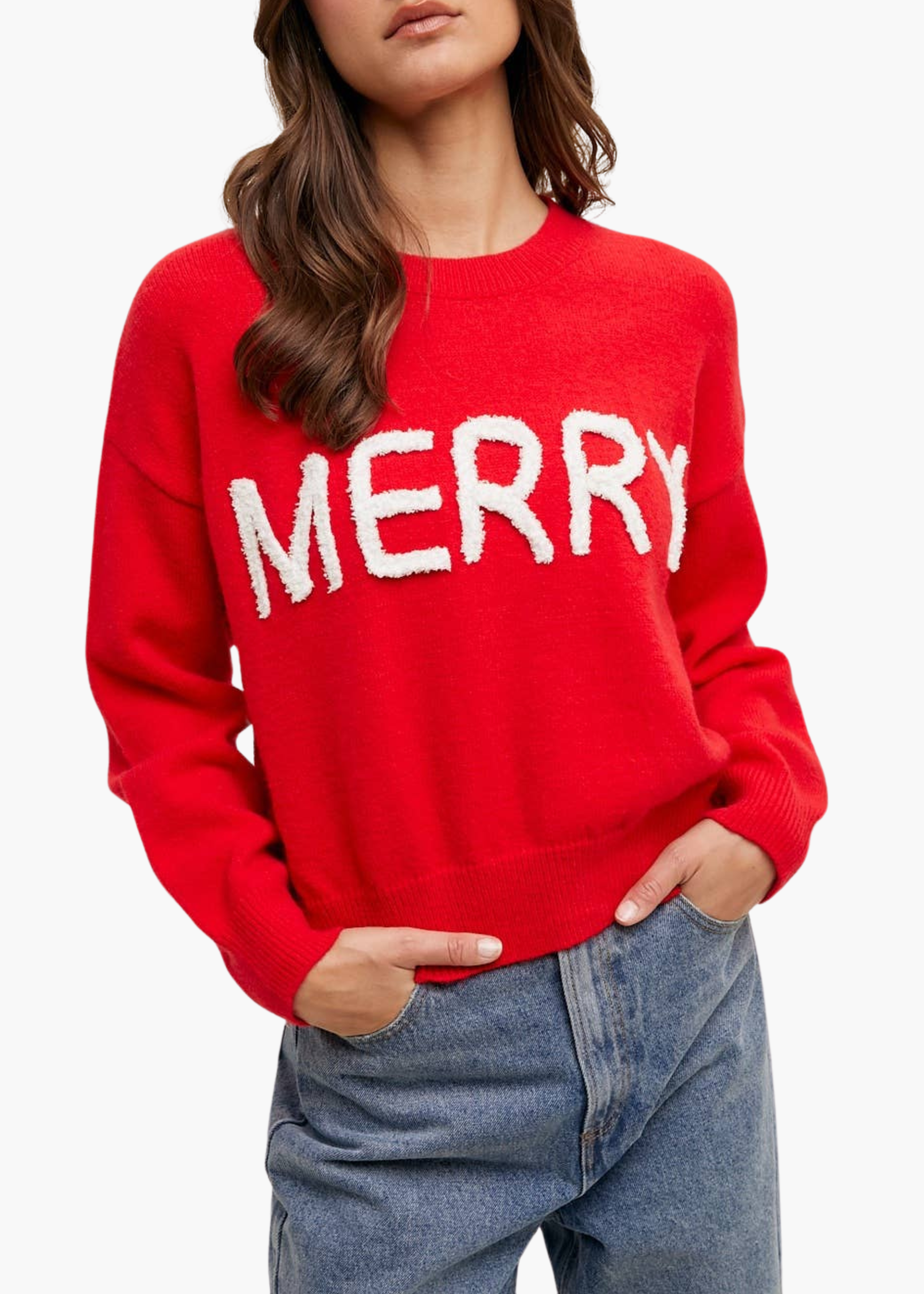 Merry Sweater in Red