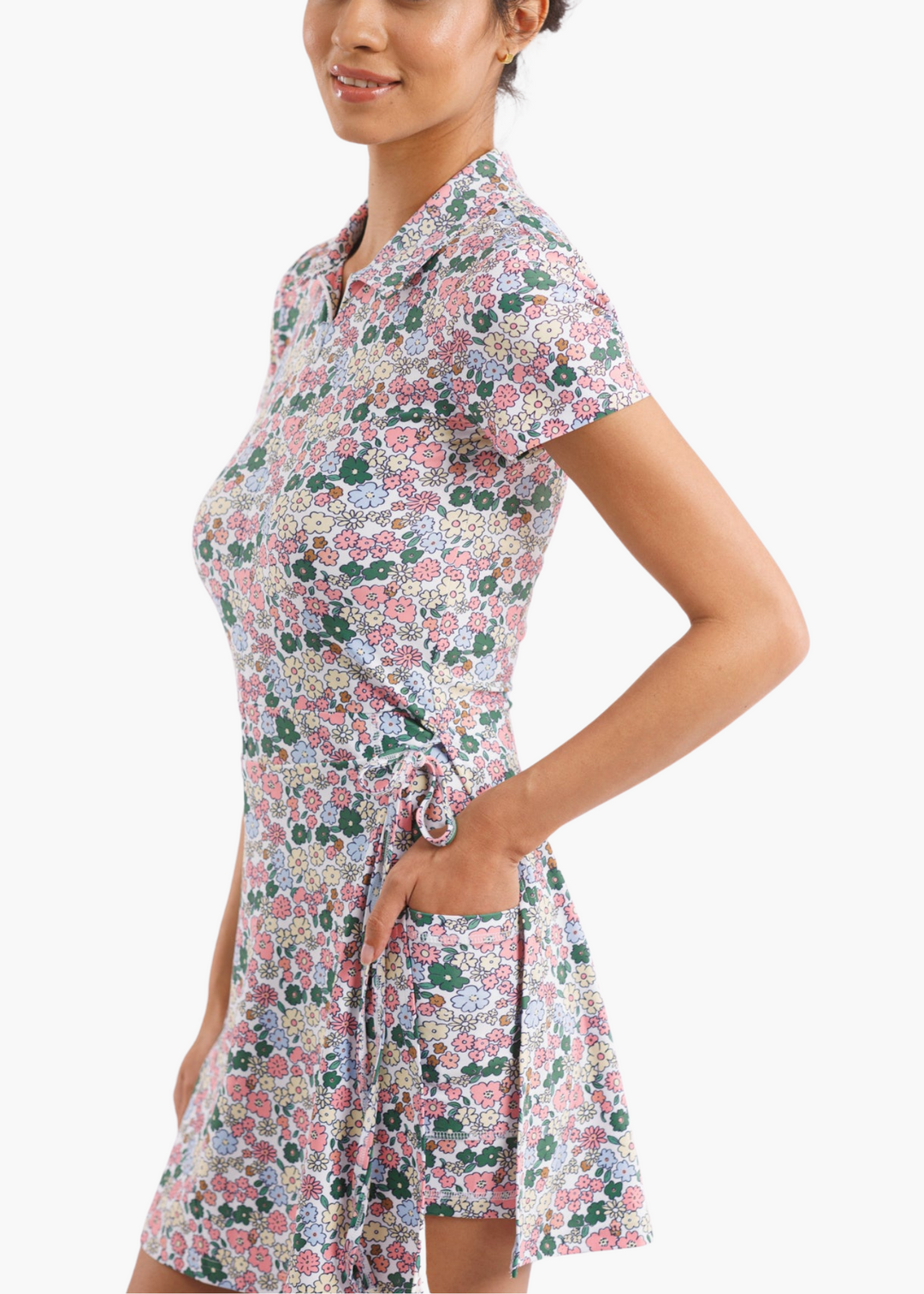 The Ivy Dress in Forest Poppies