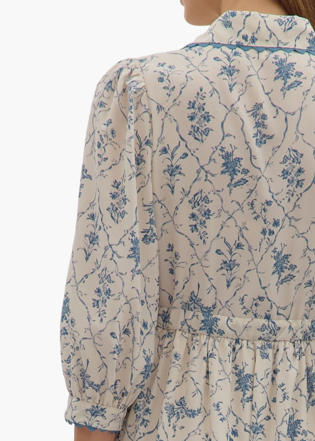 Fallon Midi Dress in English Garden