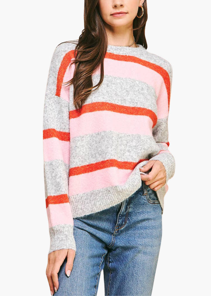 Dottie Color Block Sweater