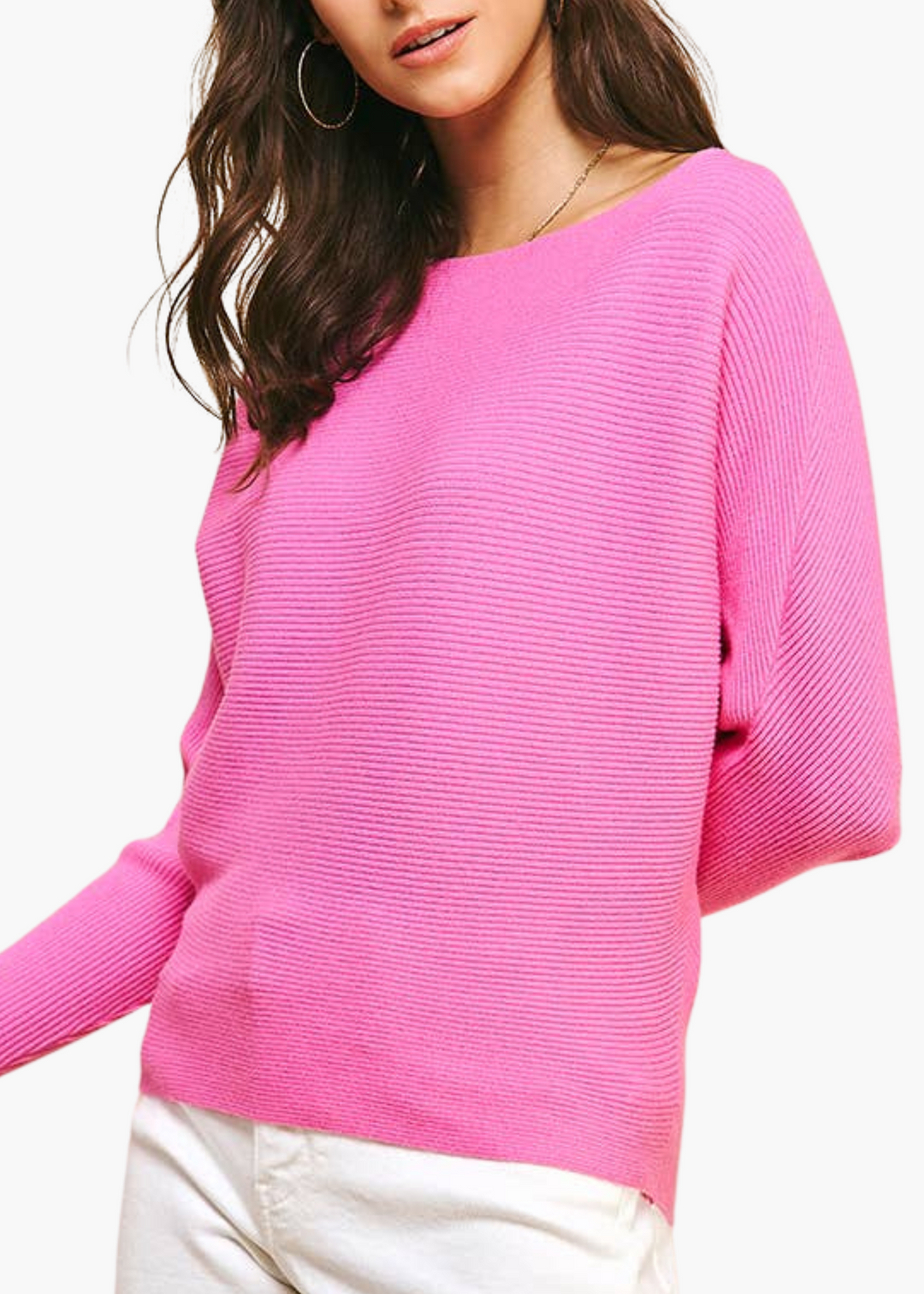 Margaret Pullover in Pink