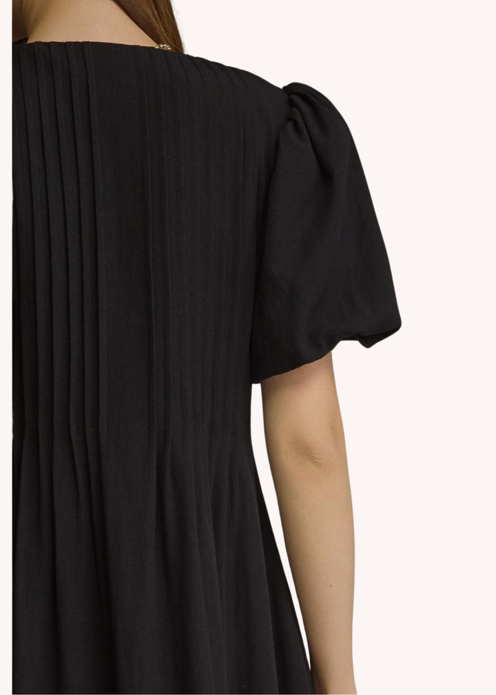 Graham Midi Dress in Black