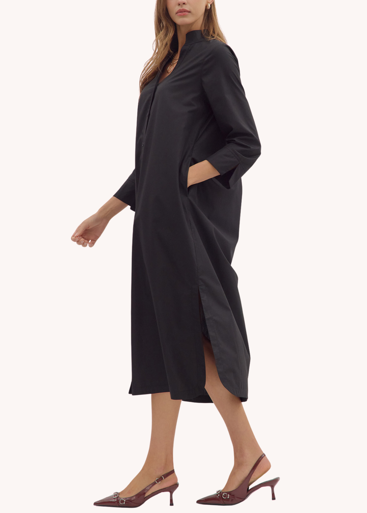 Wallace Midi Dress in Black