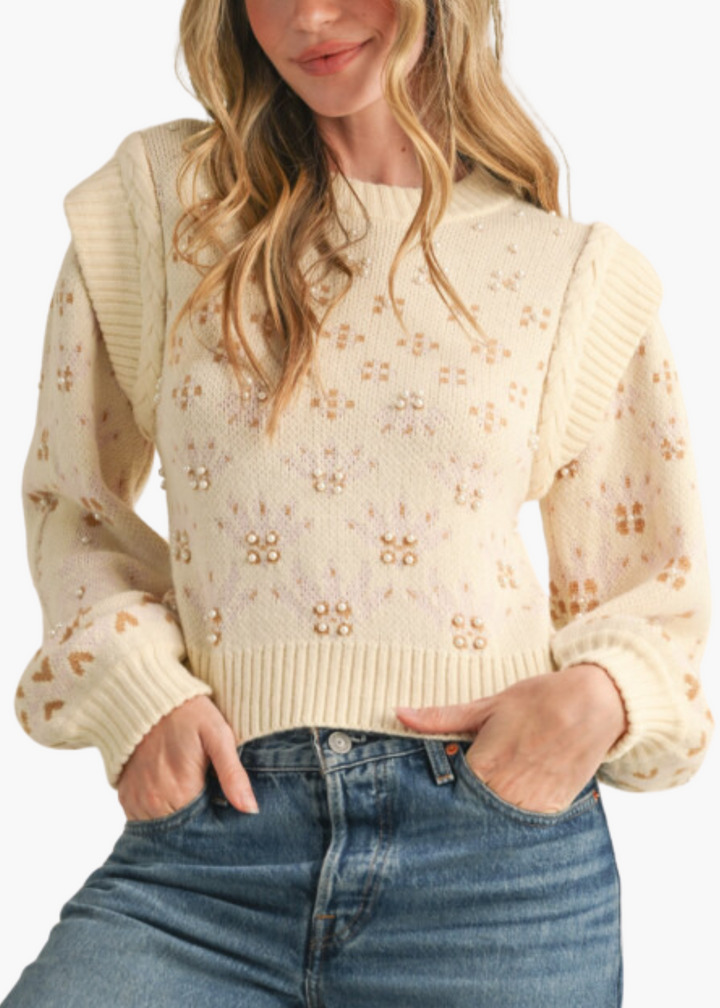 Sasha Sweater in Ivory