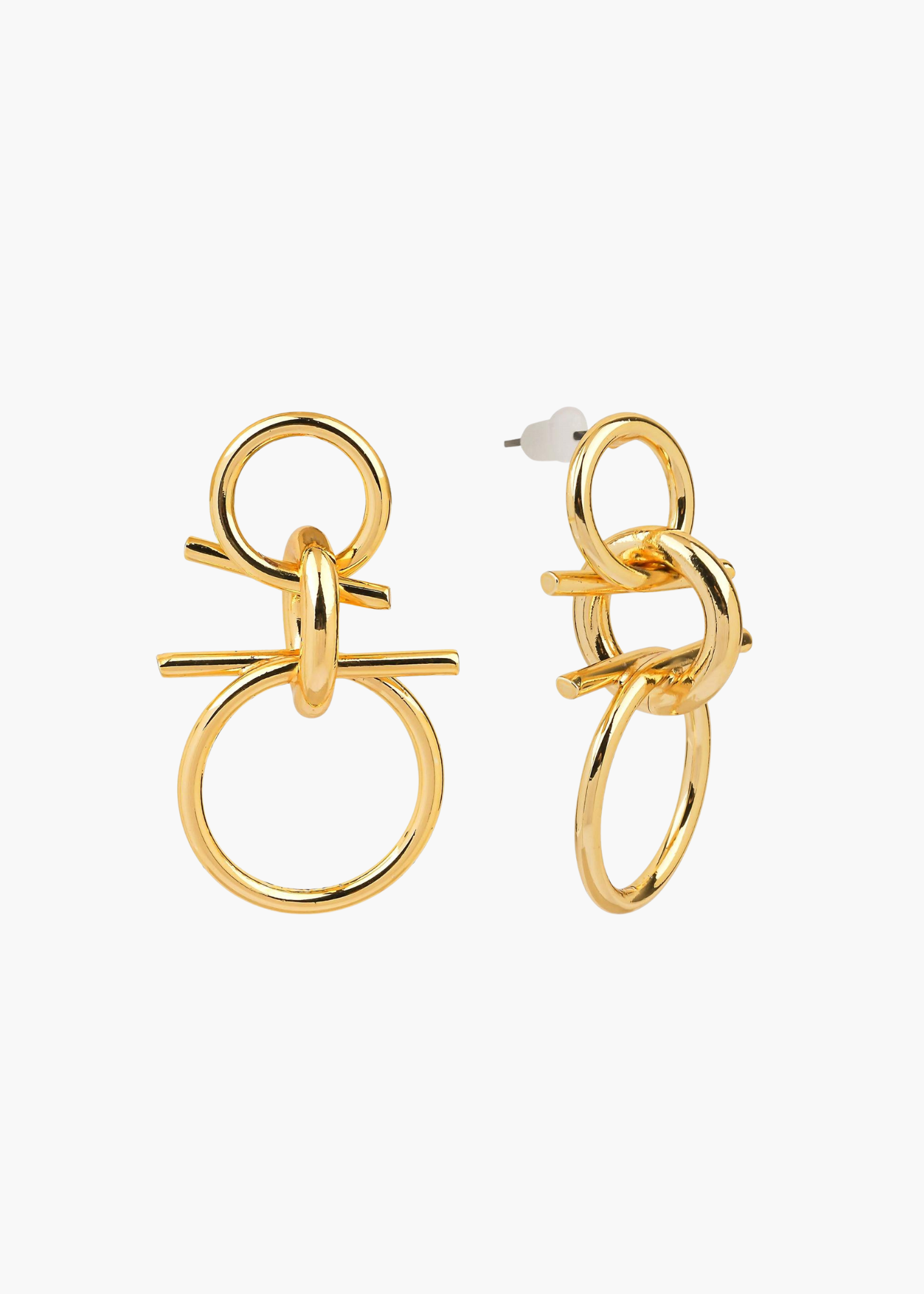Golden Knot Earrings