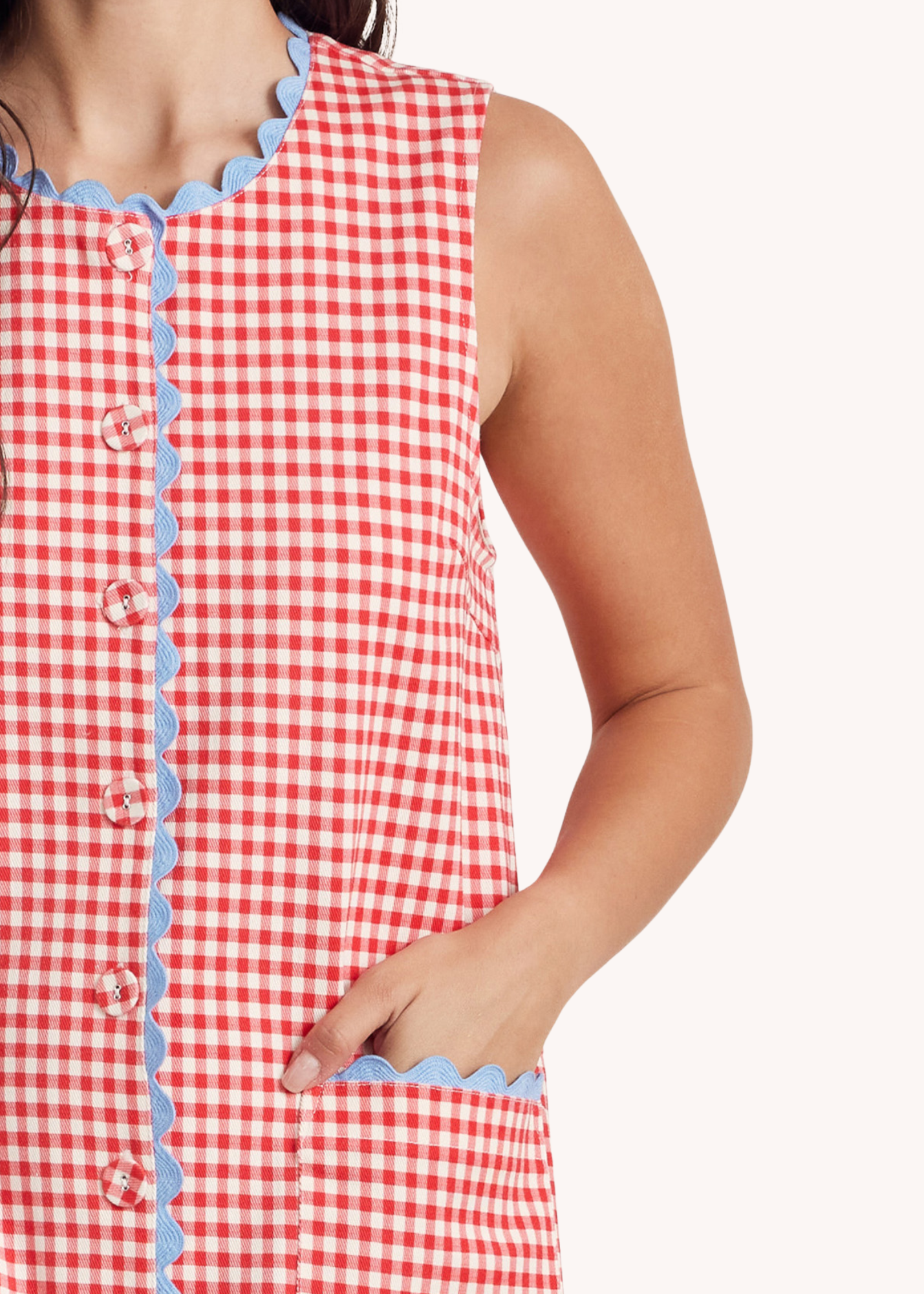 Lincoln Shift Dress in Red S