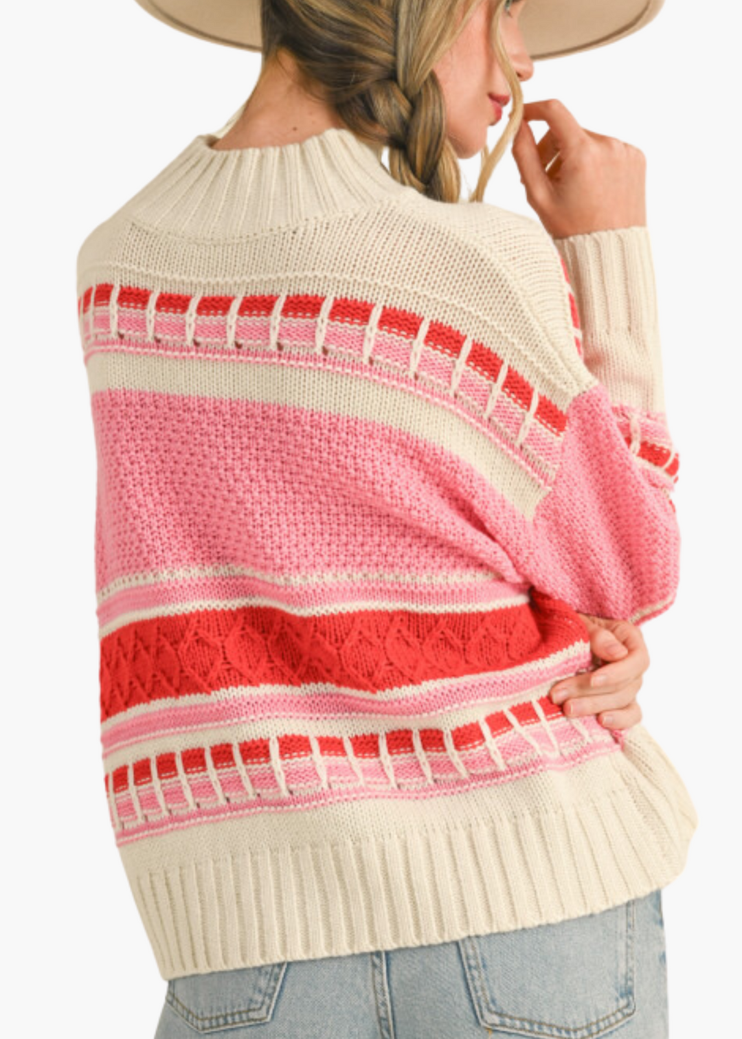 McAlister Sweater in Peppermint Knit